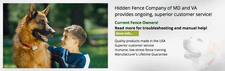 Hidden Fence MD & VA - Current Customers